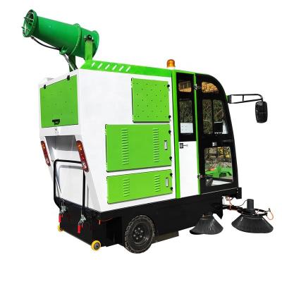 China Hotels fully enclosed industrial exterior hygiene driving washing and sweeping machine driving washing and sweeping machine for sale