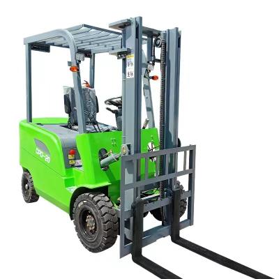 China Full Hotels Electric Forklift 2 Ton Electric Pallet Forklift Small Electric Stacker Forklift for sale