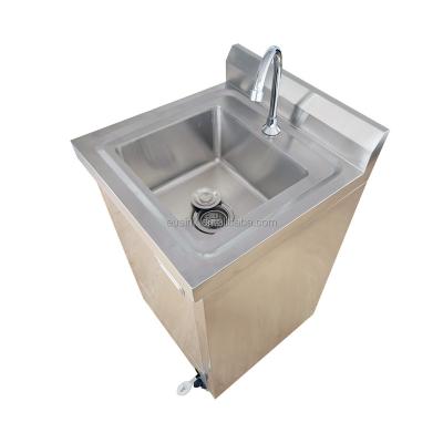 China Hotel Eusink 304 High Quality Commercial Stainless Steel Sink With Cabinet for sale