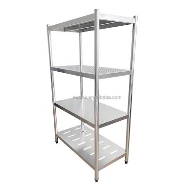 China Resturant Commercial Kitchen Equipment Eusink Restaurant kitchen four layers commercial stainless steel shelf for sale