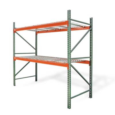 China Corrosion Protection Good Quality Heavy Duty Selective Galvanized Steel Shelving Warehouse Stacking Pallet Racking System for sale