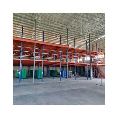 China Corrosion Protection High Quality Construction Steel Mezzanine Floor Shelving for sale