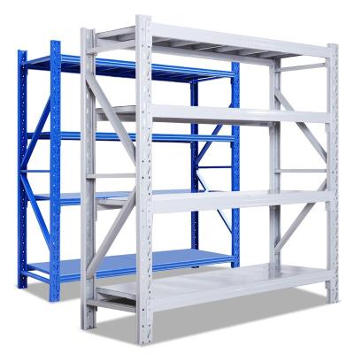 China Corrosion Protection 200 Kg Standard Size Blue Or White Light Duty Rack For Warehouse Storage for sale