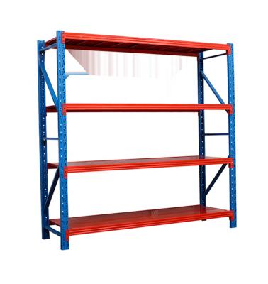 China XINMIAO Corrosion Protection Shelf Factory 4 Layers Metal Hardwares Storage Rack Wholesale Warehouse Light Duty Racks for sale