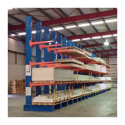 China Corrosion Protection Steel Pipe Storage Shelf Customized Warehouse Rack Adjustable Cantilever Rack System for sale