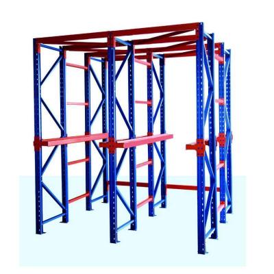 China Steel Rack Drive-in Pallet Racking System Heavy Duty Corrosion Protection Storage Rack Industrial Equipment for sale