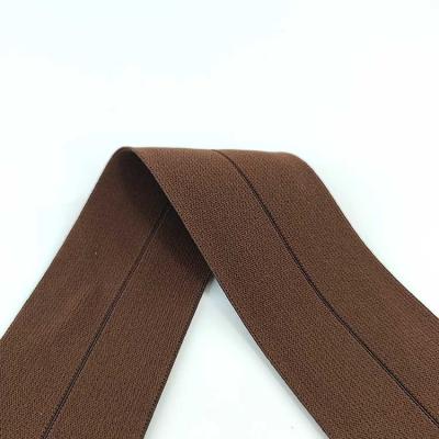 China Customized Elastic Fold Over Adjustable Elastic Web Band Belt Bands For Clothes for sale