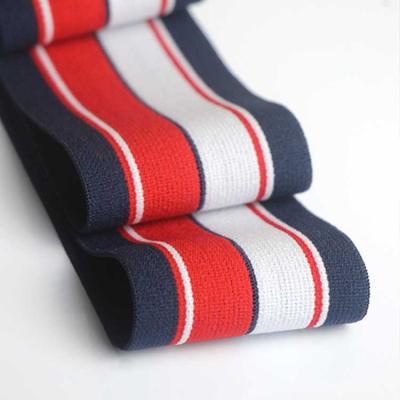 China Yarn-dyed stretch nylon elastic bands polyester elastic bands/nylon imitation elastic band hair for sale