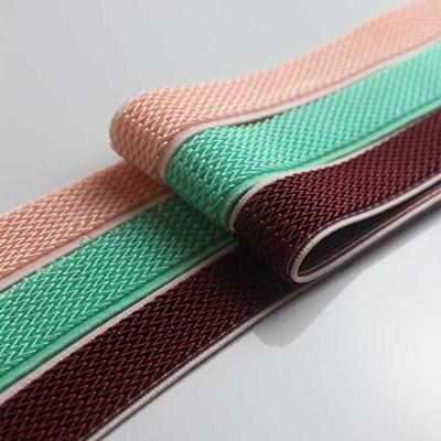 China Custom Eco-friendly Elastic Band Woven Elastic Band Strap Elastic Band Wristband For Watch for sale