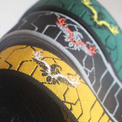 China High Grade Elastic With Custom Elastic Preferable Colorful Pricing Pattern Jacquard Private Band For Clothing for sale