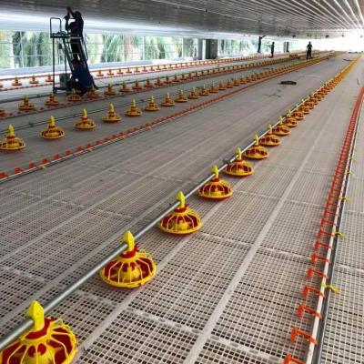 China Chicken House Chicken Farm Poultry Equipment Broiler Feeder Pan System for sale