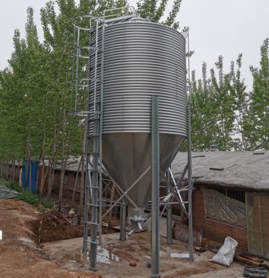 China Farms Bottom Hopper Galvanized Steel Grain Silos Selling On Competitive Price for sale