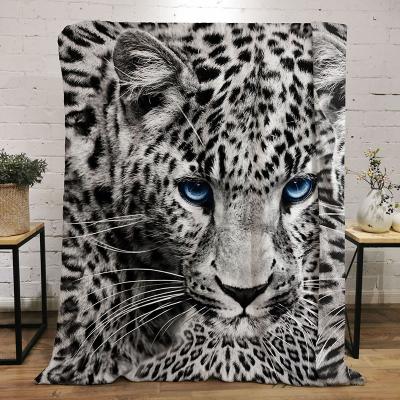 China PORTABLE Amazon 3D Digital Print Fleece Blanket High Quality Flannel Custom Printed Fleece Blanket for sale