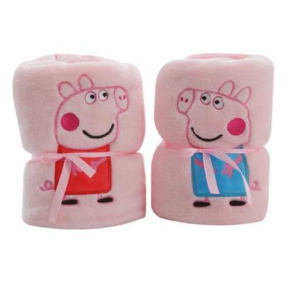 China Anti-pilling New Baby Blankets Newborn Soft Plush Coral Fleece Plush Animal Educational Baby Bedding Winter Birthday Gift Soft Warm Toy for sale