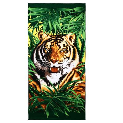 China Wholesale Cheap Sexy Tiger Printed Beach Towel QUICK DRY China Manufacturer for sale