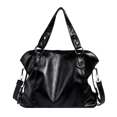 China Others High Quality Hobo Leather Handbags Fashion PU Large Capacity Shoulder Bag For Ladies for sale