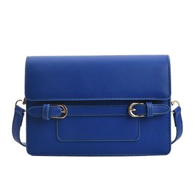 China 2022 New Fashion Style Ladies Messenger Bags Cross Body Bags Square Bag Klein Blue for sale