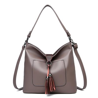 China Others Custom Casual Tote Bag PU Leather Women Cross - Body Shoulder Bag Large Capacity Casual Tote Collection Shopping Bag for sale