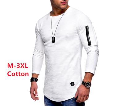 China Best Price Private Label Sports Longsleeve Mens Breathable Wholesale Loose Simple Black Oversized T-Shirt Long Sleeve T-Shirts for sale