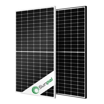 China Sunpal 400W Solar Panel PV Module 390W 380W 375W 400Watt 400Wp Photovoltaic Solar Half Reduced 144 Cell Price SP400M6-72HC for sale