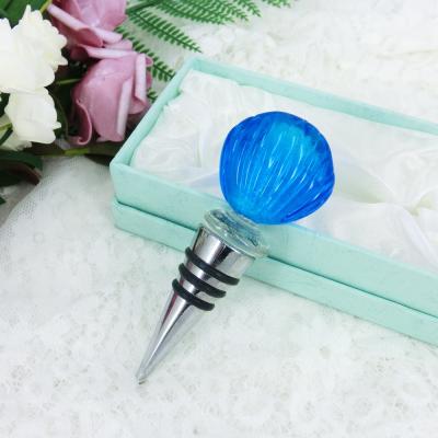 China Muano Italy wedding favor murano glass crafts opener wine cork wedding gift gifts for guests souvenirs for sale