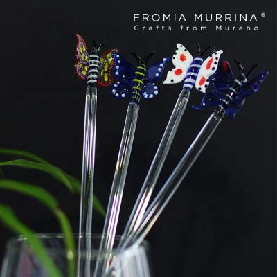 China Viable Wholesale Party OEM Blown Glass Cocktail Product Customized Cocktail Sticks for sale