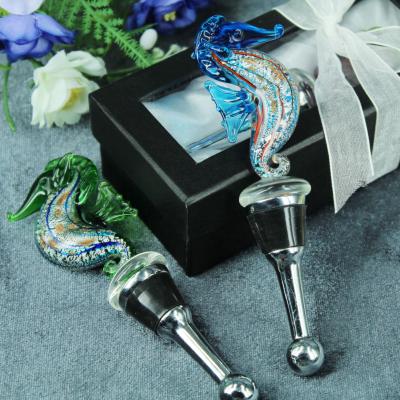 China Viable Wine Stopper For Thanks Gift Seahorse Bottle Stopper for sale