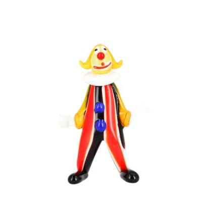 China Europe Colorful Christmas Clown Wholesale Glass Ornaments for sale