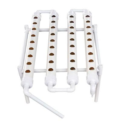 China PVC Pipeline Easy Growing Type Hydroponic NFT Channels Planting System Hydroponic Greenhouse Indoor For Plants for sale