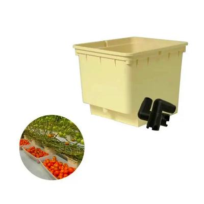 China Greenhouse Hydroponics Growing System Good Price Hydroponics System Drip Irrigation Tomato Plastic Dutch Multi-tunnel Bucket Greenhouse Growing System for sale