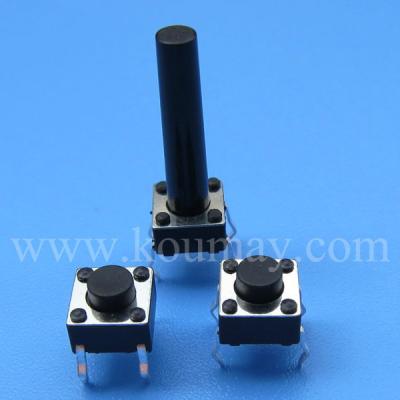 China PA6T Long Button Dip Tact Switch 6X6X20/21/22/23/24/25/26/27/28/29/30mm for sale