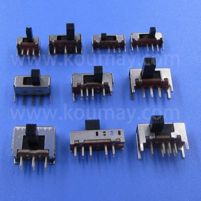 China Horizontal sliding contacts horizontal sliding contacts 1P2T 2P2T 2P3T 3P3T 3P4T for sale