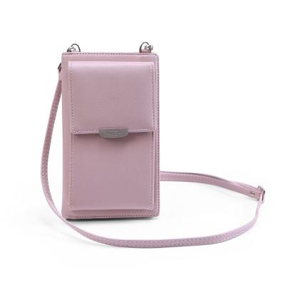 China Brand Designer Shockproof Chain Small Shoulder Bags For Women PU Leather Ladies Cross - Body Messenger Purse Female Handbag Phone Bag Wallet for sale