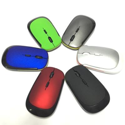 China Top Sale Cheap Universal Customized Smooth Logo Wireless Mouse for sale