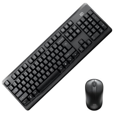 China Sleek Wireless Keyboard And Mouse Universal Compact Set 2.4G For Desktop With Water Resistant Keyboard Design for sale