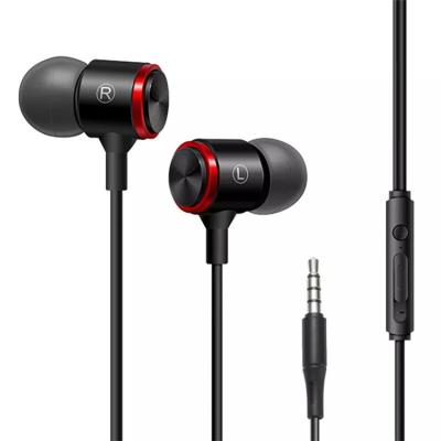 China Comfortable Wearing In-Ear Noise Canceling Earphone With Microphone Wired Headphones 3.5mm Jack for sale