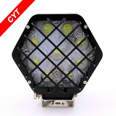 China High Work 4X4 27W 12/24V 6000K 16 Light Waterproof Car LED Fog Light for sale