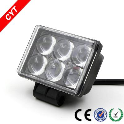 China New 18W 6led 4x4 led work light car offroad led light bar 17-WK-01 CYT for sale