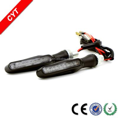 China Aluminum alloy+pvc 12V 9led motorcycle led turn signal light for sale