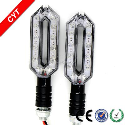 China Aluminum alloy+pvc motorcycle led turn signal light fog lamp for sale