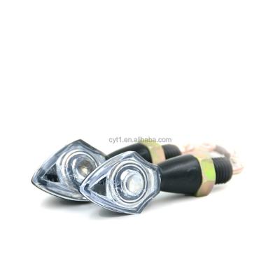 China ABS 1W 12V LED Motorcycle Turn Signal Yellow Signal Light for sale