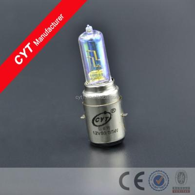 China BA20D 35W/50W 12V Headlight Bulb Motorcycle Yellow Halogen Bulb for sale