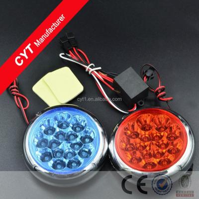 China 12V 9x2LED DIY Motorcycle Flashing Decorative Flashing Decorative Light / Circular for sale