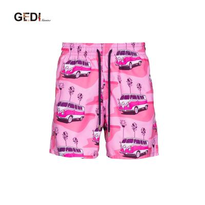 China Anti-wrinkle 100% Polyester Warm Beach Wear Shorts Mens Swim Shorts Beach Abbreviations Men for sale