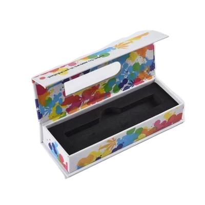 China Low Moq Consumer Electronics Rigid Packaging Cardboard Box Custom Logo Magnetic Closure Gift Box Customized EVA Factory for sale