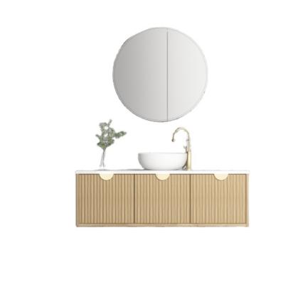 China Modern Round Bathroom Mirror Cabinet for sale