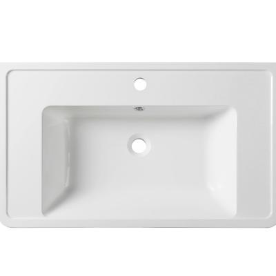 China Durable White Gloss Resin Sink for sale