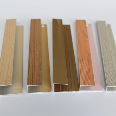 China Modern Factory Price Aluminum Metal Cladding Side Strips Ceramic Edge Tile Trim for sale