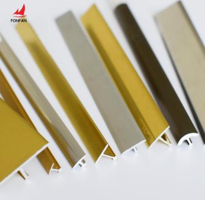 China Modern Decorative T Shape Aluminum Tile Transition T Channel T Trim Aluminum Casting Supplier for sale