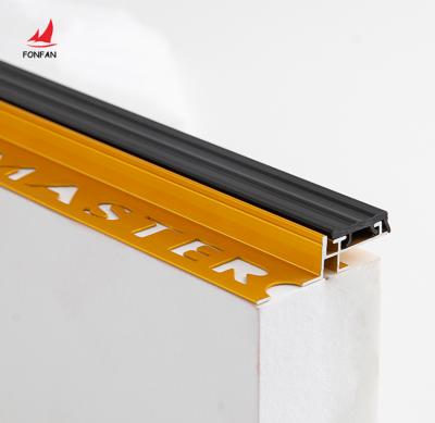 China Modern Staircase Interior Exterior Anti-slip Aluminum Edge Nosing For Ceramic Tiles China Supplier for sale